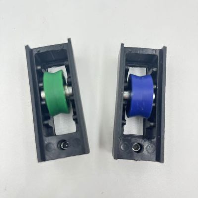 Kleuren WIT/ANDER Zwaargewicht dubbele schuifdeurrol van roestvrij staal schuifrol