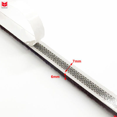 Winddichte stapel Weerstrook voor deur- en raamruimte Zelfklevend Silicone 3-25mm Stapelhoogte 3-50mm Breedte Opposite