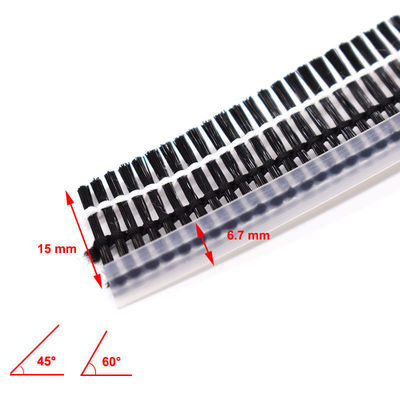 Multi Angle Tilt Screen Wool Pile Brush Seal voor duurzame aluminium deuren en ramen