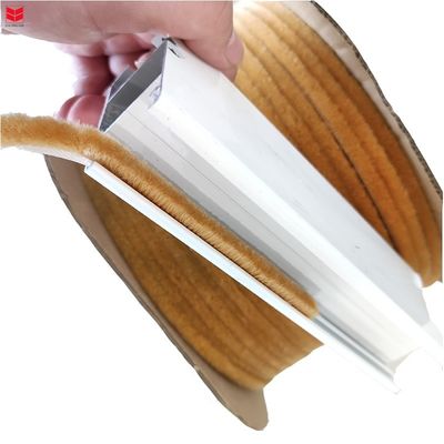 Anti-geluid deur Weer wol stapel stripping zegel groef mohair Weer strook met insectproof functie