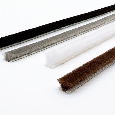 Aluminium deur- en vensterdichtingsband Mohair Pile Weer Stripping
