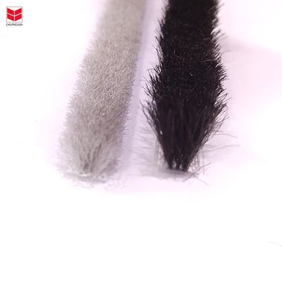 Aluminium deur- en vensterdichtingsband Mohair Pile Weer Stripping