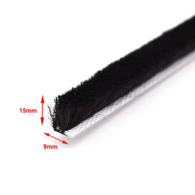 CLJ Flexible Car Door Strip met paardenhaar 9*15mm Stapelhoogte 3-25mm Breedte 3mm