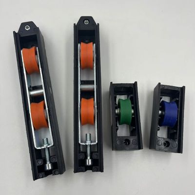 Kleuren WIT/ANDER Zwaargewicht dubbele schuifdeurrol van roestvrij staal schuifrol