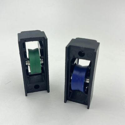 Kleuren WIT/ANDER Zwaargewicht dubbele schuifdeurrol van roestvrij staal schuifrol