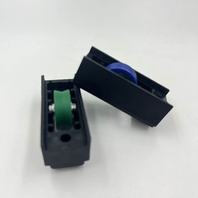 Kleuren WIT/ANDER Zwaargewicht dubbele schuifdeurrol van roestvrij staal schuifrol