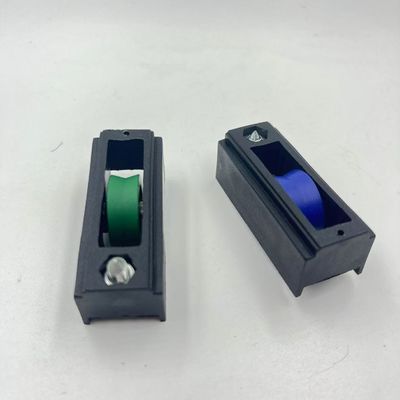 Kleuren WIT/ANDER Zwaargewicht dubbele schuifdeurrol van roestvrij staal schuifrol