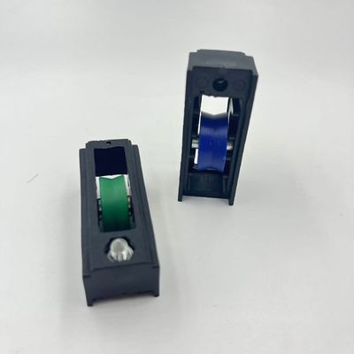 Kleuren WIT/ANDER Zwaargewicht dubbele schuifdeurrol van roestvrij staal schuifrol