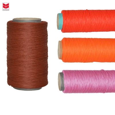 Geverfd Pp-monofilament Multifilament 2 mm 3 laag DTY BCF polypropyleengarn voor breizakken