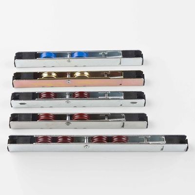 Glasruitrol UPVC Hardware U Groove Dubbele stalen katrolwiel