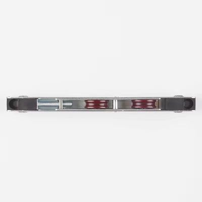 Glasruitrol UPVC Hardware U Groove Dubbele stalen katrolwiel