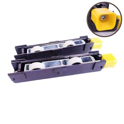 Flat/Groove Wheels Nylon Roller met staalframe voor schuifvensterdeur Zinklegering