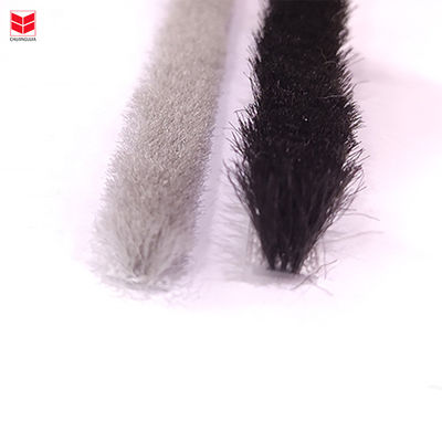 CLJ Wolle Pile Afdichting Niet-silicone Weerstrook Puffy Fur Voor Auminium Deur En Venster