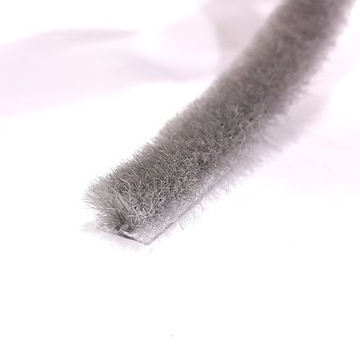 Moderne designstijl CLJ Vinnige winddichte stofdichte mohairborstel met kunststof weerstrip en 3-25mm stapelhoogte