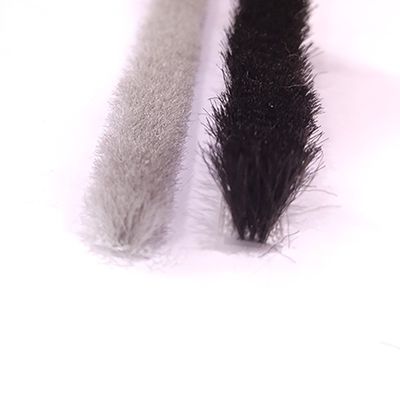 Moderne designstijl CLJ Vinnige winddichte stofdichte mohairborstel met kunststof weerstrip en 3-25mm stapelhoogte