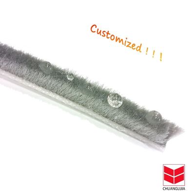 Hoogte van de stapel 3-25 mm en breedte 3-50 mm waterdichte plastic weerstrook voor raam en deur in ZWART/GRIJ/BROWN/WIT/ANDER