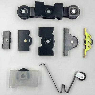 Zinklegeringsschuifruitrol met bal ijzeren schuifhangerpoort hardware