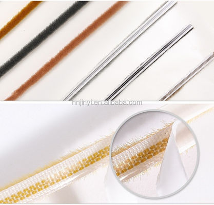 Winddichte stapel Weerstrook voor deur- en raamruimte Zelfklevend Silicone 3-25mm Stapelhoogte 3-50mm Breedte Opposite