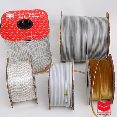 Winddichte stapel Weerstrook voor deur- en raamruimte Zelfklevend Silicone 3-25mm Stapelhoogte 3-50mm Breedte Opposite