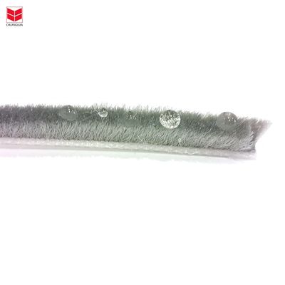 7*8 3p2l wolstapel weerstrook met plastic vin voor deuren en vensters Zwart/GRAAU/BROWN/WIT/ANDER Duurzaam 100% PP