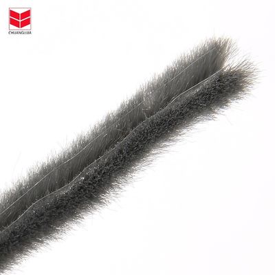 Hotelstapel Weerborstelstrook met vinnen Zwart Grijz Wit 3-25mm/3-50mm Klantvereisten