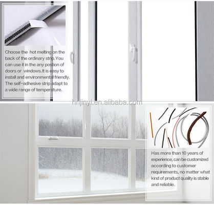 Moderne design glazen deur afdichting strook weer afdichting strook weer afdichting stapel weer strook voor duurzame weer afdichting