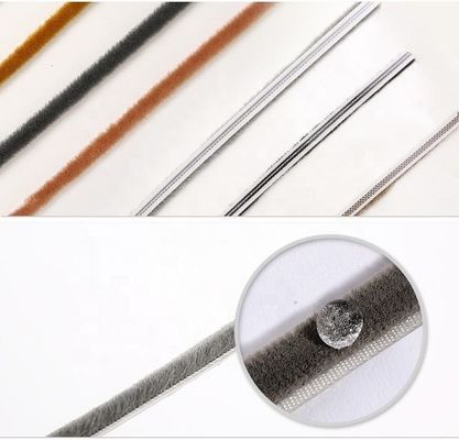 100% PP waterdicht Pile Weather Strip voor aluminium deuren en ramen Milieuvriendelijk