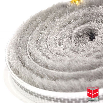 ISO9001 2008 gecertificeerde borstelband schuifdeur en raam wolstapel weerstrip voor houten raam met stapelhoogte 3-25 mm