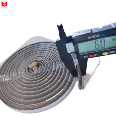 Dikke borstel Weer Pile Seal Strips in ZWART/GRAAU/BROWN/WIT/ANDER voor modern ontwerp Waterdicht Weer Strip in elke grootte