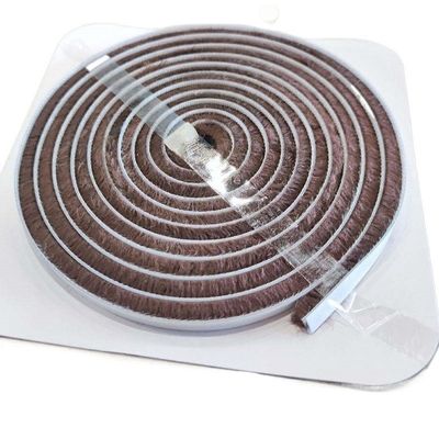 Waterdicht winddicht wolstapel afdichtband rechte stapel aluminium profiel borstel voor deur- en raamweerbescherming