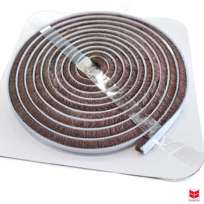 Moderne lichtgewicht geweven borstel stapel Weer Stripping voor schuifdeuren