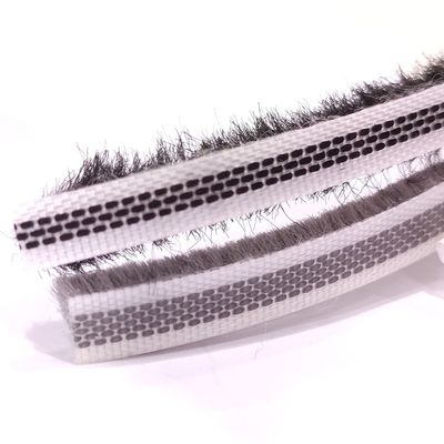 3-25mm Pile Hoogte Plastic Fined Seals Wol Pile voor modern design Sealing Fin Weather Strip