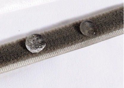 Moderne design stofdicht winddicht stapel weerstrook voor deur en raam eenvoudig onderhoud