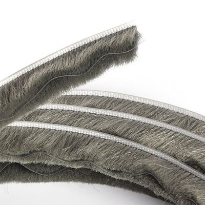 Wolle stapel waterdicht borstelpakking weer afdichting deur en raam afdichting strip voor appartementen