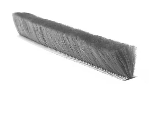 PP-wolstapel-weerstrookborstel voor schuifdeuren in zwart/grijs/bruin/wit/andere kleuren