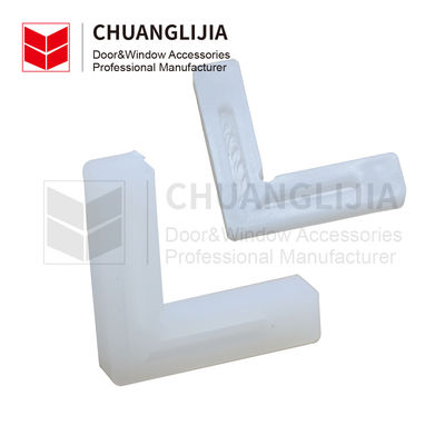 Moderne ontwerp plastic hoekverbinding voor aluminium scherm raam accessoires